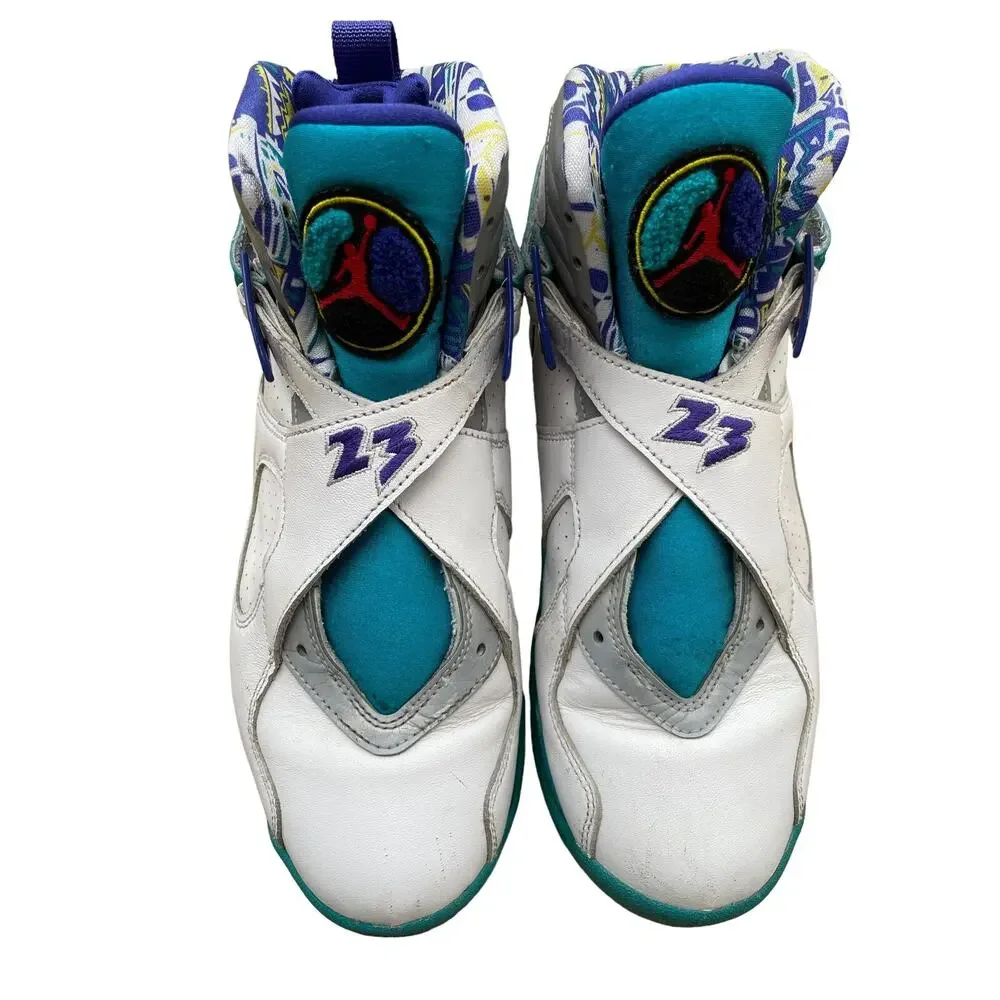 Nike Air Jordan Retro 8 VIII 2019 Aqua White Varsity Sz W8.5 Men’s 7 CL1236-100